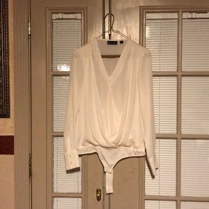 Cream Bodysuit Blouse